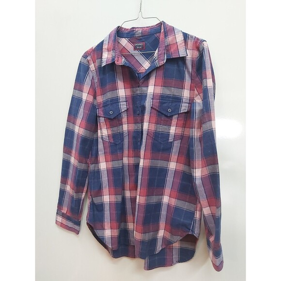 UNTUCKit Tops - Women's Plaid Untuckit Long Sleeve Button Up Shirt Size 8